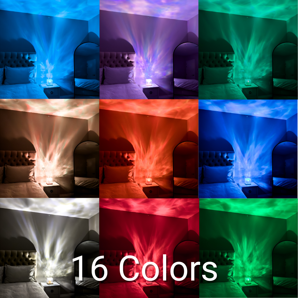 AuroraGlow Tesseract Lamp | Futuristisch design met betoverend licht