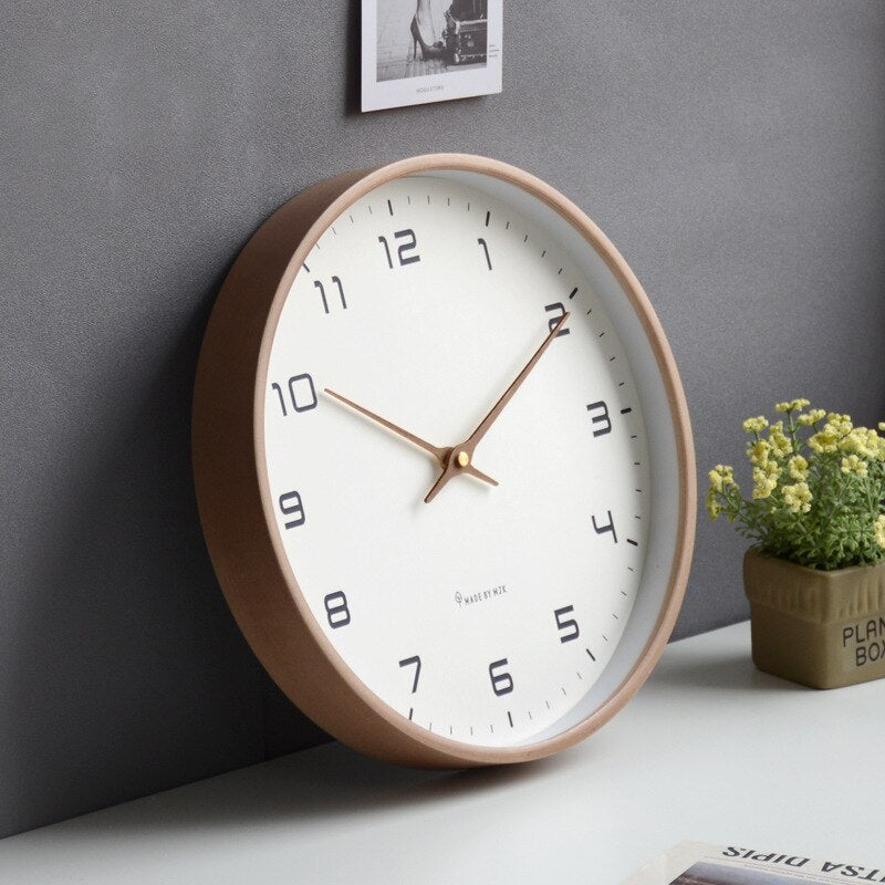 Houten wandklok | Natuurlijke elegantie en tijdloze stijl