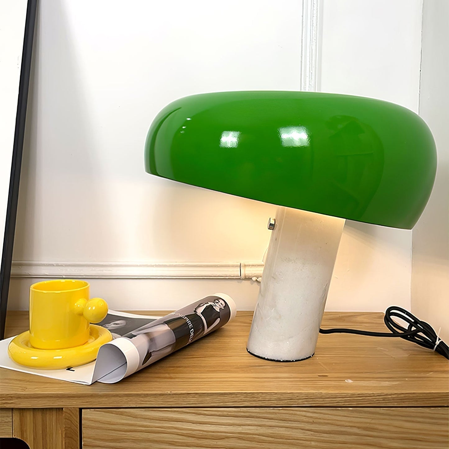 Decoratieve marmeren tafellamp | Elegante en tijdloze verlichting