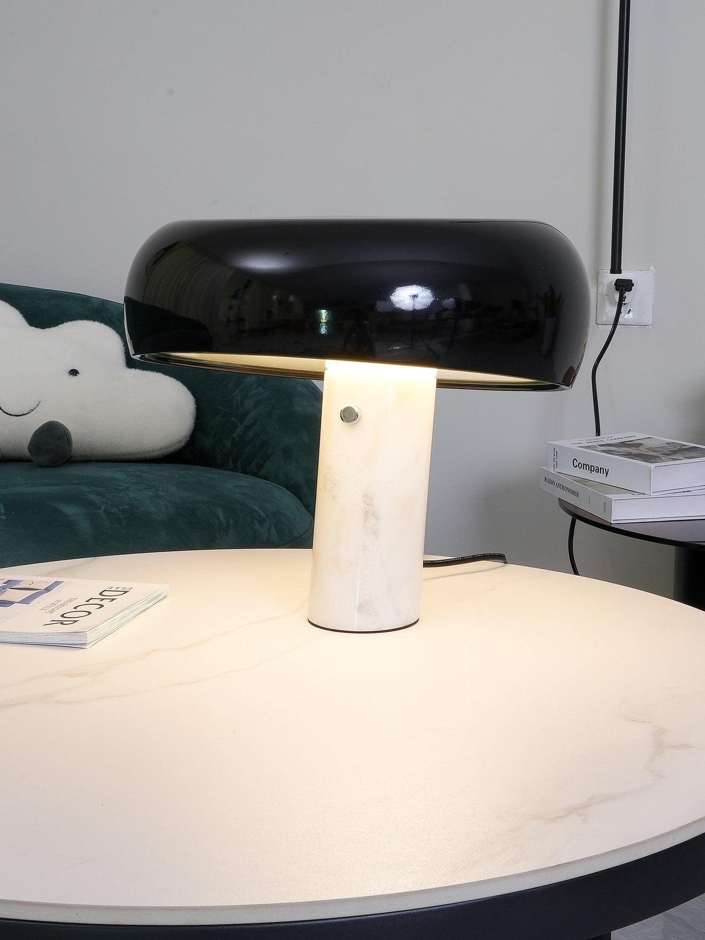 Decoratieve marmeren tafellamp | Elegante en tijdloze verlichting