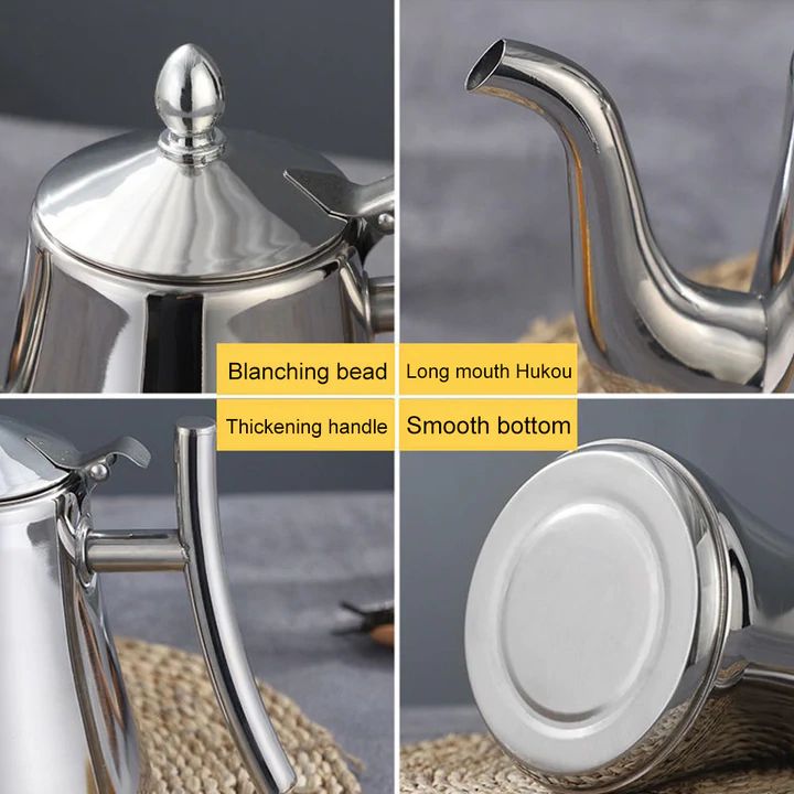 Premium inductiewaterkoker met filter | Duurzame roestvrijstalen theepot