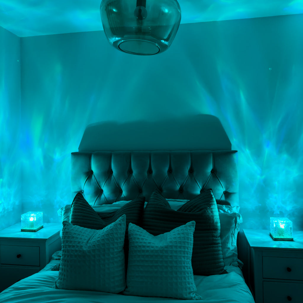 AuroraGlow Tesseract Lamp | Futuristisch design met betoverend licht