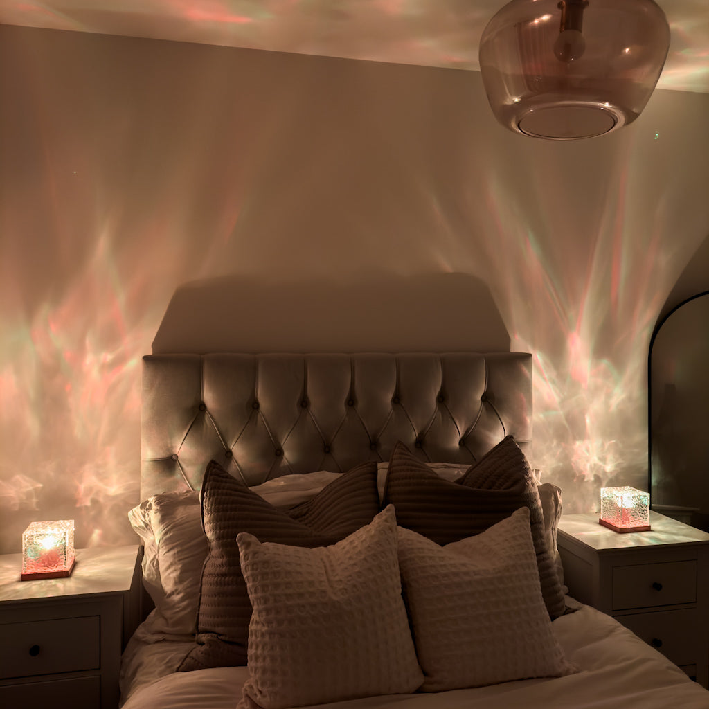 AuroraGlow Tesseract Lamp | Futuristisch design met betoverend licht