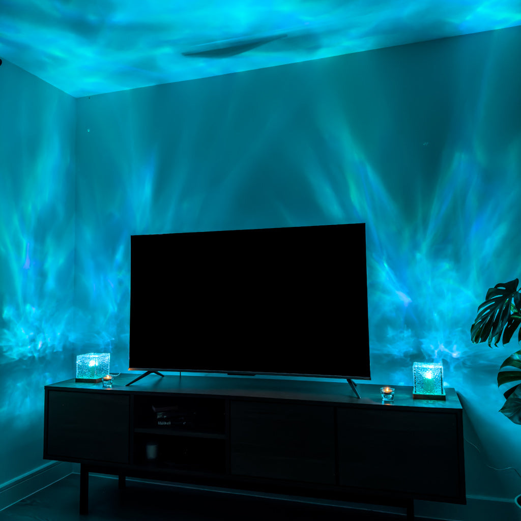 AuroraGlow Tesseract Lamp | Futuristisch design met betoverend licht