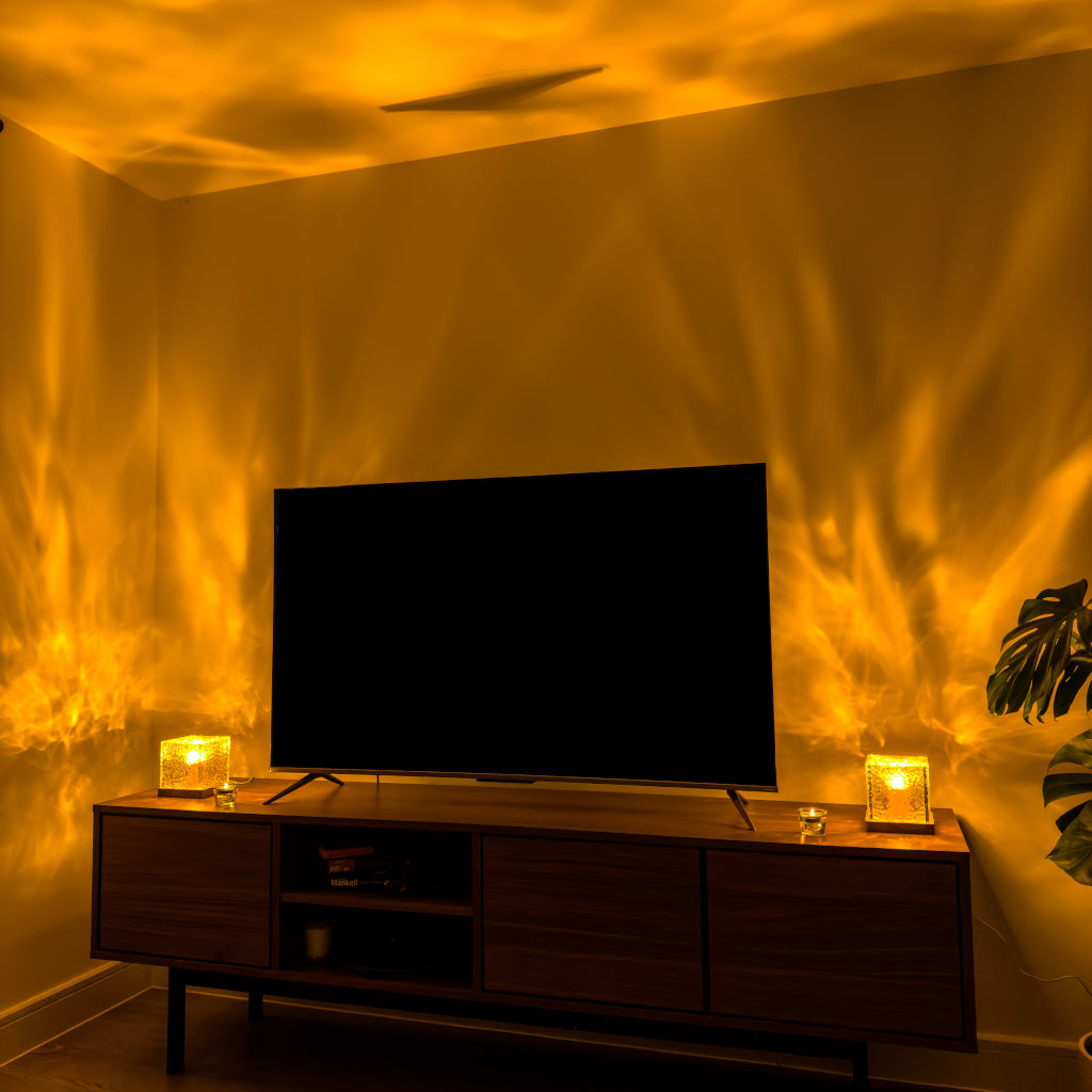 AuroraGlow Tesseract Lamp | Futuristisch design met betoverend licht