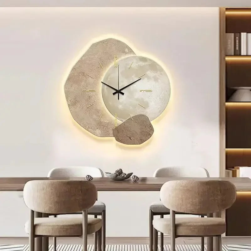 LunaTime | Elegante & Stille Wandklok voor een Harmonieus Huis