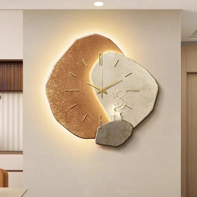 LunaTime | Elegante & Stille Wandklok voor een Harmonieus Huis