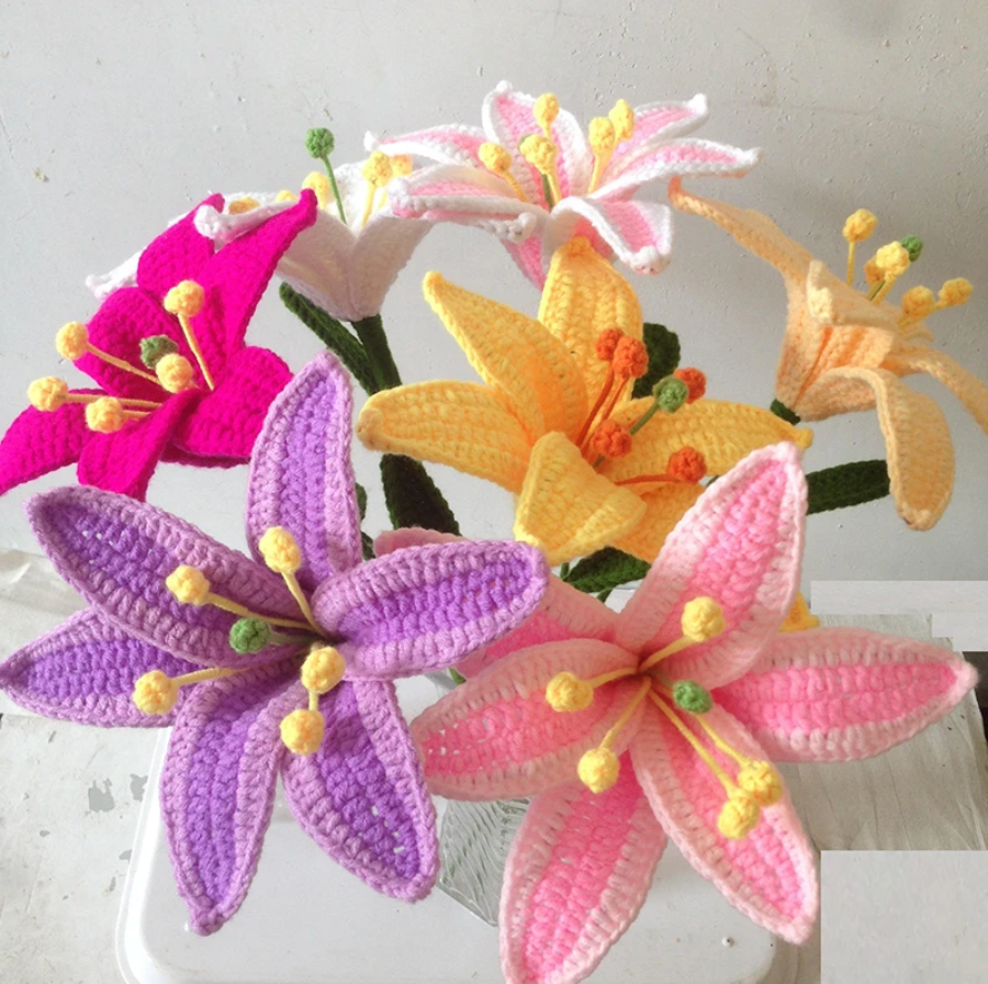 Lily Bloom gehaakt accent | handgemaakte bloemencharme