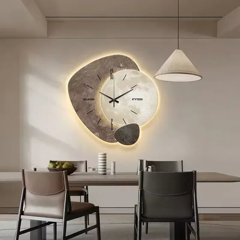 LunaTime | Elegante & Stille Wandklok voor een Harmonieus Huis