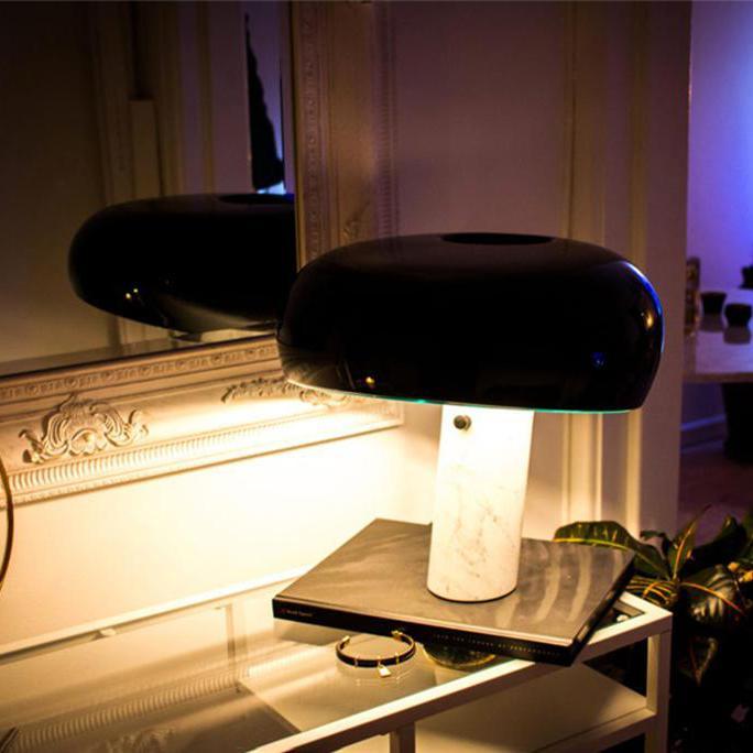 Decoratieve marmeren tafellamp | Elegante en tijdloze verlichting