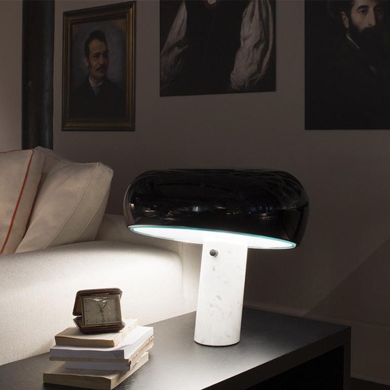 Decoratieve marmeren tafellamp | Elegante en tijdloze verlichting
