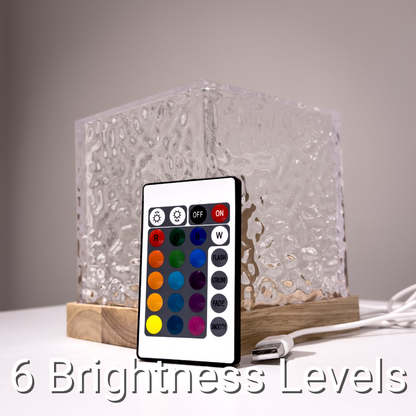 AuroraGlow Tesseract Lamp | Futuristisch design met betoverend licht