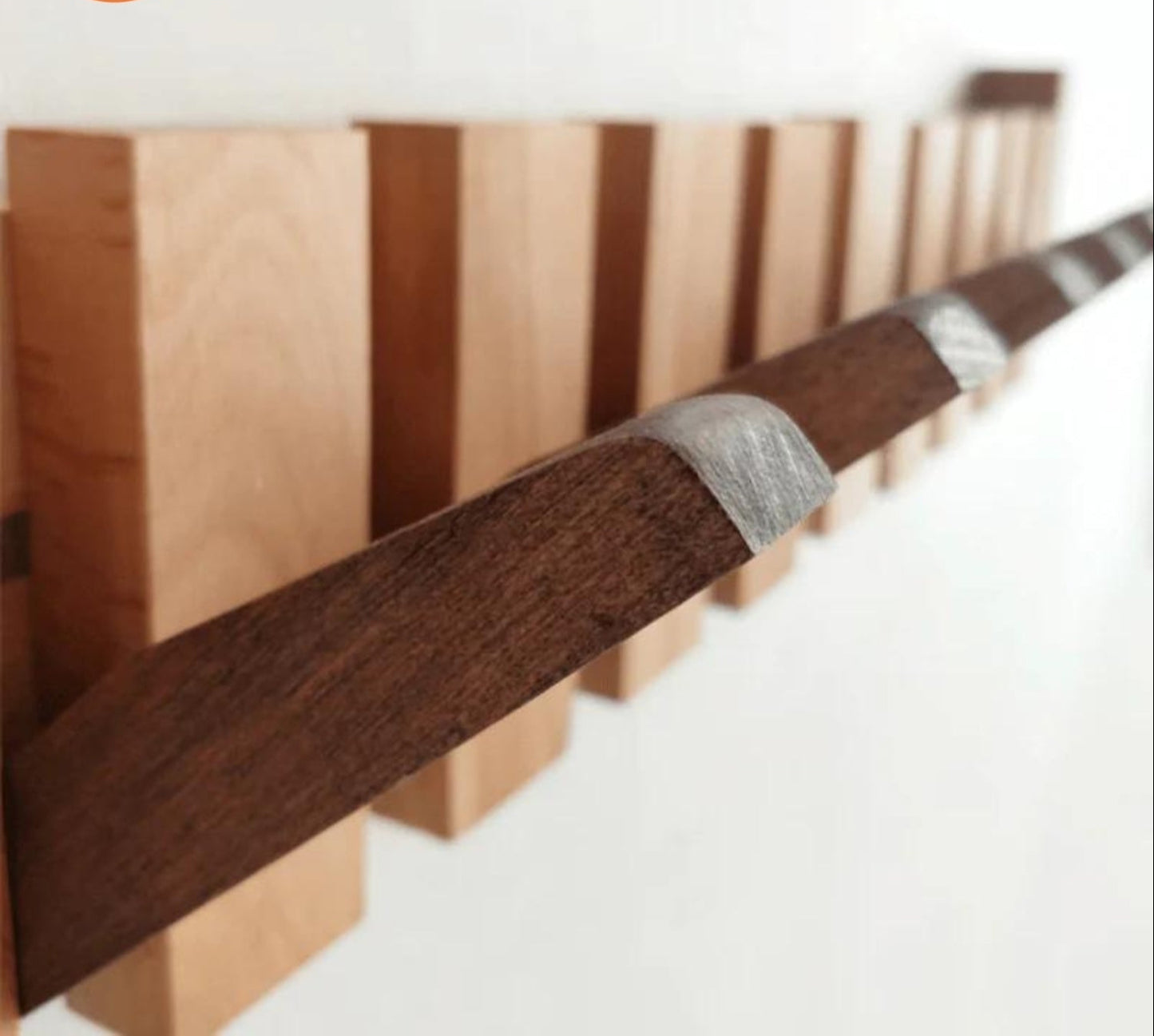 Handgemaakte Piano Kapstok | Elegante & Muzikale Muurdecoratie
