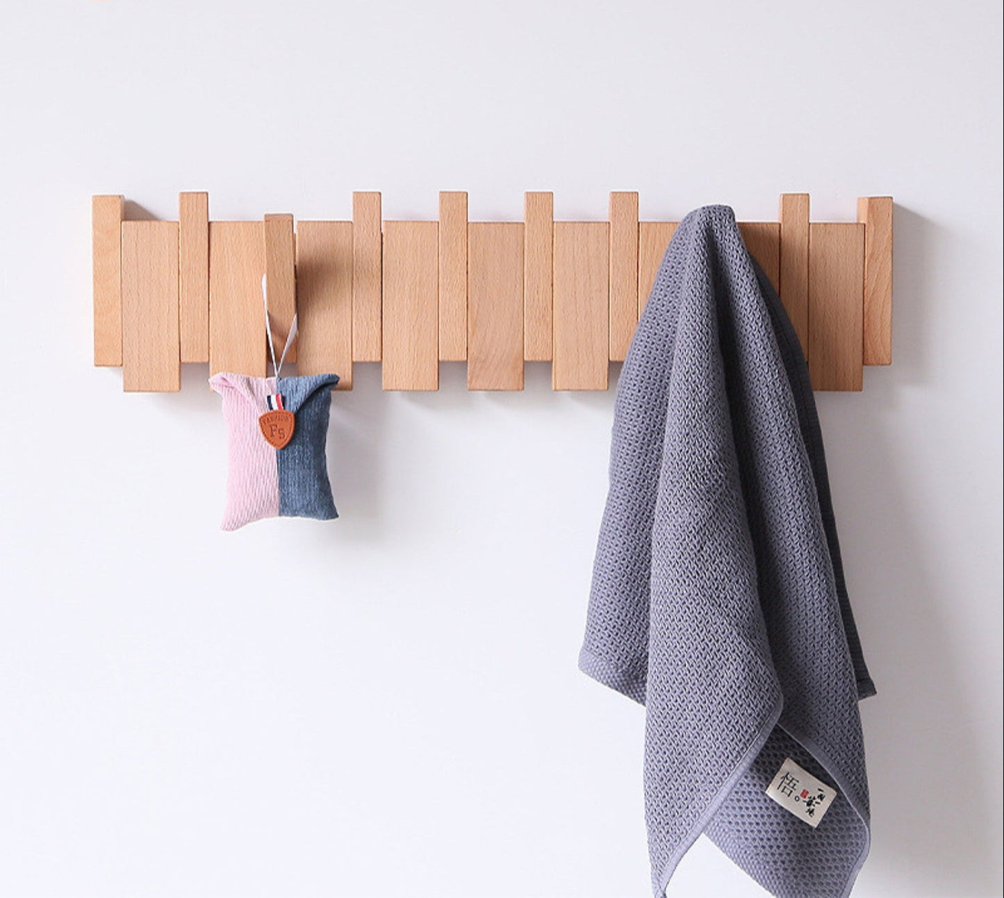 Handgemaakte Piano Kapstok | Elegante & Muzikale Muurdecoratie