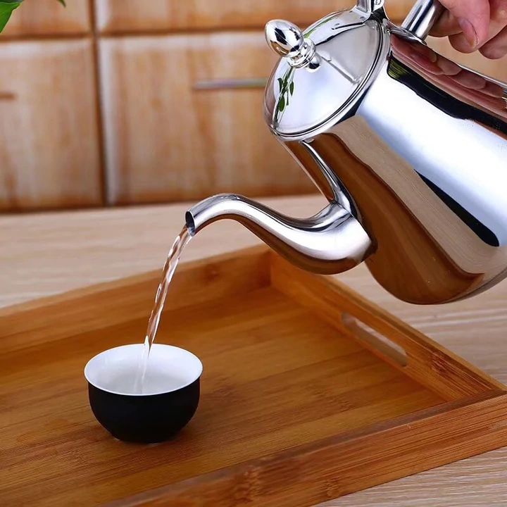 Premium inductiewaterkoker met filter | Duurzame roestvrijstalen theepot