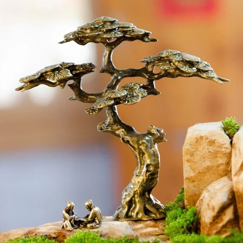 Kunstbonsaiboom | Elegant kunstmatig boomsculptuur