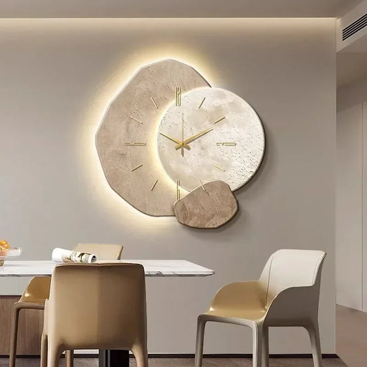 LunaTime | Elegante & Stille Wandklok voor een Harmonieus Huis
