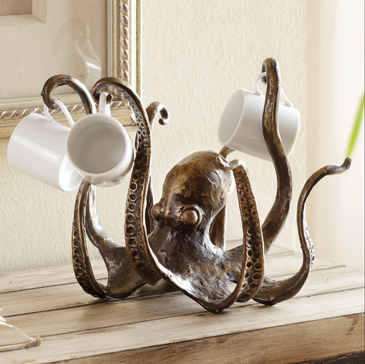 Kraken Octopus Mokhouder | Unieke & Nautische Drankstandaard