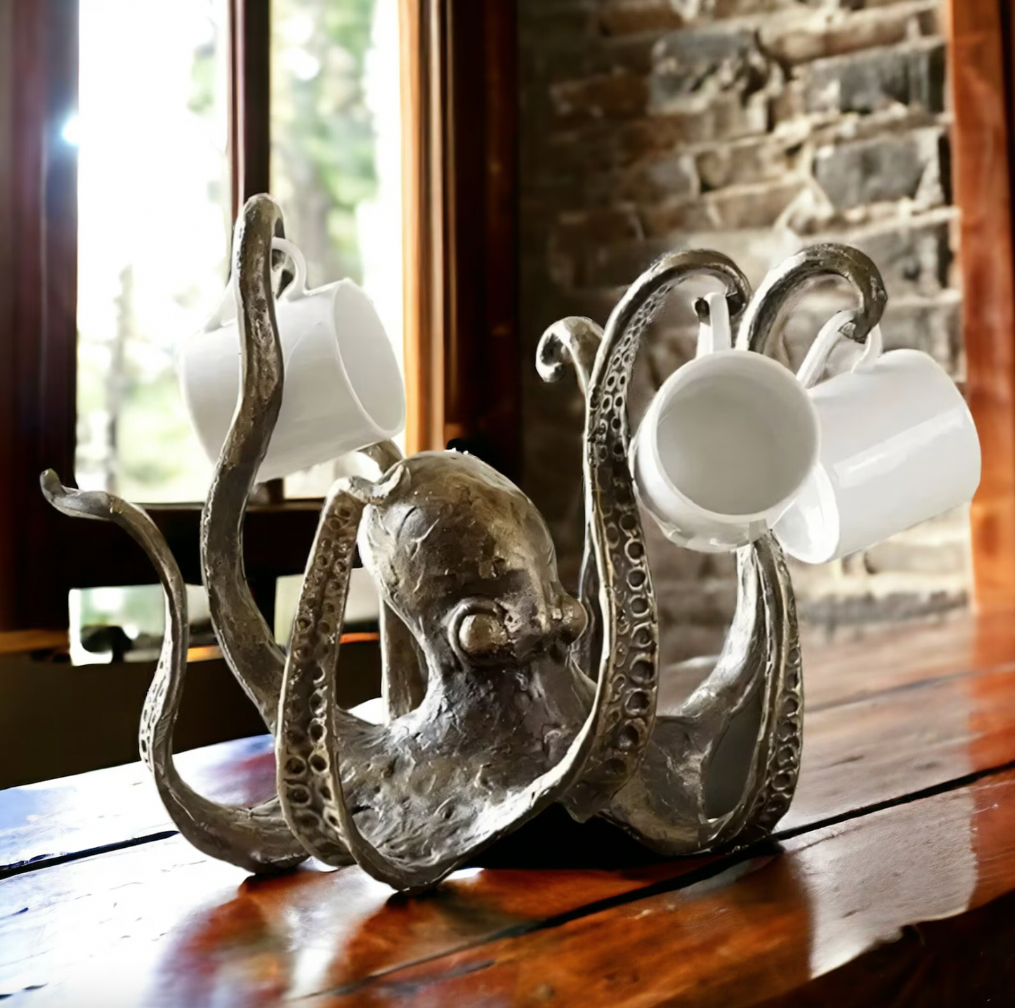Kraken Octopus Mokhouder | Unieke & Nautische Drankstandaard