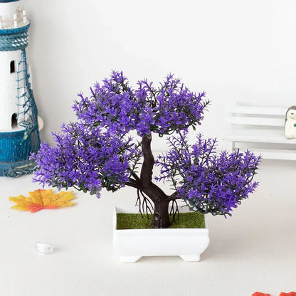 Evergreen Serenity | Levensechte kunstmatige bonsaiboom in decoratieve pot