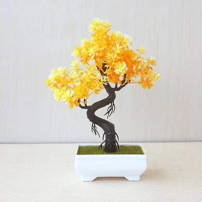 Evergreen Serenity | Levensechte kunstmatige bonsaiboom in decoratieve pot