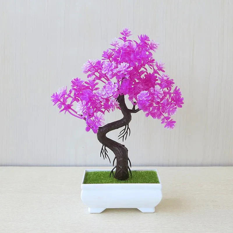 Evergreen Serenity | Levensechte kunstmatige bonsaiboom in decoratieve pot