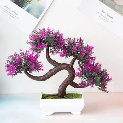 Evergreen Serenity | Levensechte kunstmatige bonsaiboom in decoratieve pot