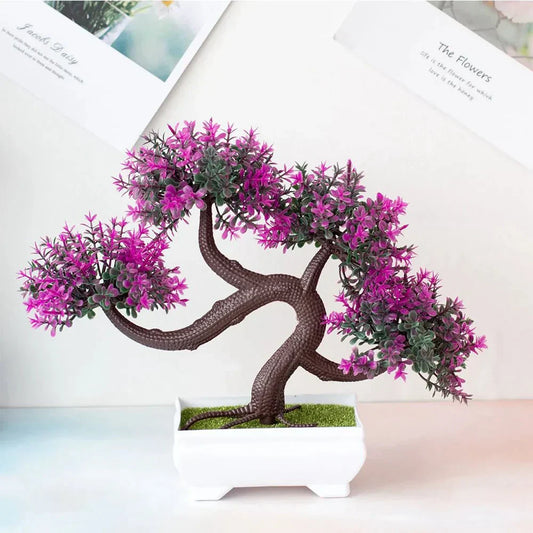 Evergreen Serenity | Levensechte kunstmatige bonsaiboom in decoratieve pot