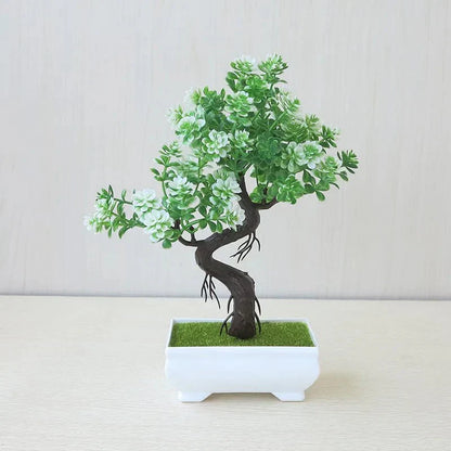 Evergreen Serenity | Levensechte kunstmatige bonsaiboom in decoratieve pot