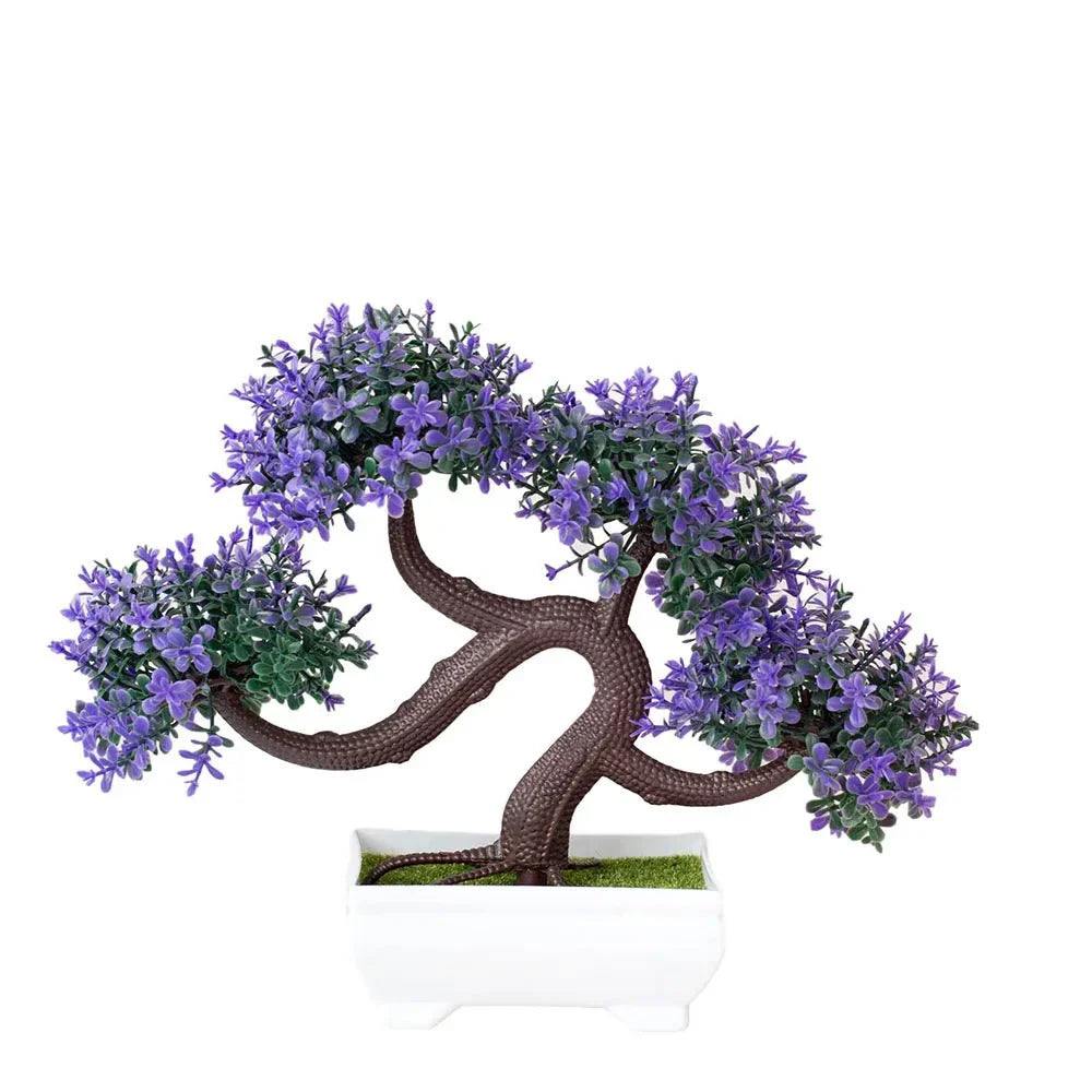 Evergreen Serenity | Levensechte kunstmatige bonsaiboom in decoratieve pot
