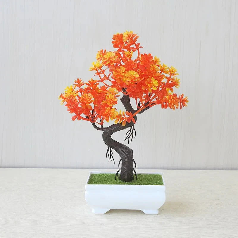 Evergreen Serenity | Levensechte kunstmatige bonsaiboom in decoratieve pot