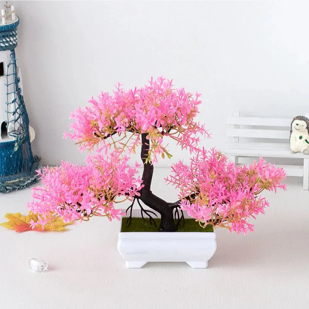 Evergreen Serenity | Levensechte kunstmatige bonsaiboom in decoratieve pot