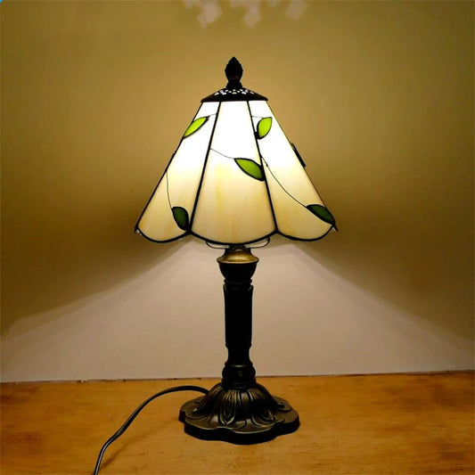 Vintage barokke LED tafellamp E27 | Klassiek Tiffany glas design