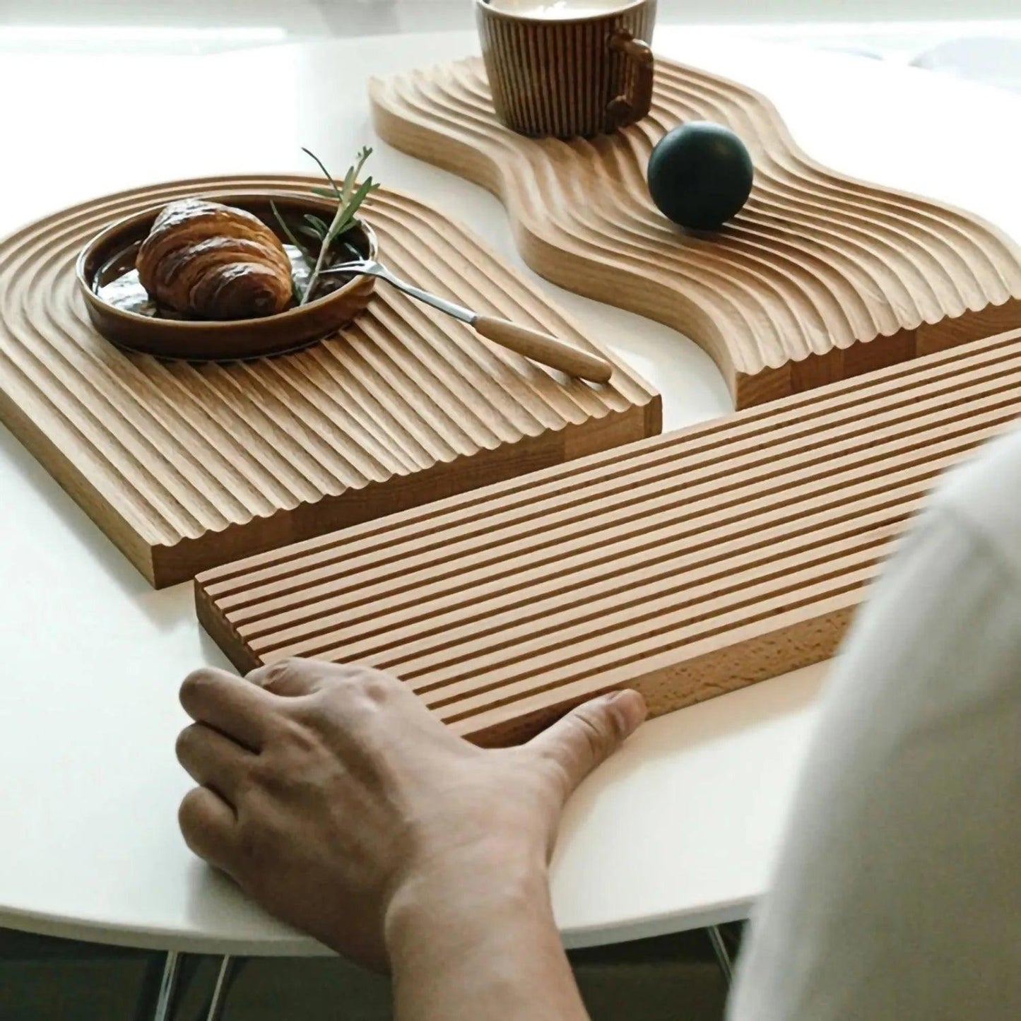 ZenServe | Neutrale houten schaal